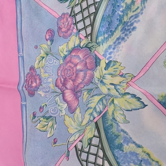 Original Rare 1989 Hermès Paris Silk Scarf “ Giverny” by Laurence Bourthoumieux - Picture 7 of 15